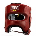 Шлем боксерский Everlast Elite Leather P00000681 с бампером