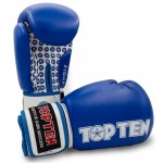 Перчатки для кикбоксинга TOP TEN Fight WAKO 3005 кожа