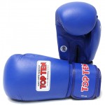 Боксерские перчатки для соревнований на липучке TOP TEN AIBA 301 кожа
